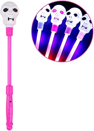 Amazon Co Jp Grokebo 応援ライト 点滅する 頭蓋骨 光る棒 光るおもちゃ Ledライトスカルヘッドバンド 魔法の杖 ハロウィン光るおもちゃ ライブスティック ペンライト 面白い光るおもちゃ ハロウィン 応援グッズ 縁日 お祭り ハロウィン クリスマス 新年 誕生日 おもちゃ
