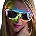 Neon Nightlife Rainbow Frame Wayfarer 55mm Light Up Glasses