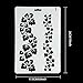 LOKIPA Plastic Stencils Templates Set for Airbrush Painting and Crafts, Set of 24