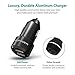 USB Car Charger 2-Pack RAVPower 24W 4.8A Metal Dual Car Adapter, Compatible iPhone Xs XS Max XR X 8 7 Plus, iPad Pro Air Mini, Galaxy S9 S8 S7 S6 Edge Note, Nexus, LG, HTC and More (Black)