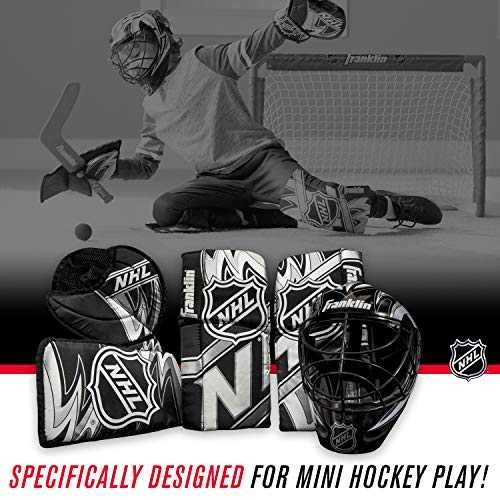 Franklin Sports 12436 NHL Mini Hockey Goalie Equipment with Mask Set