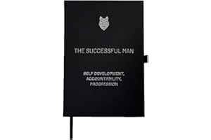 The Successful Man Journal, Guided Goal Setting Journal for Men, 90 Day Accountability, Personal Growth, Habit Tracking, Self