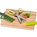 Herb Cutting Scissors, RosyMyth 5 Stainless Steel Blades with Cleaning Comb and Safety Cover, Kitchen Shears for Chopping Fresh Vegetables, Basil, Mint, Rosemary, Chives