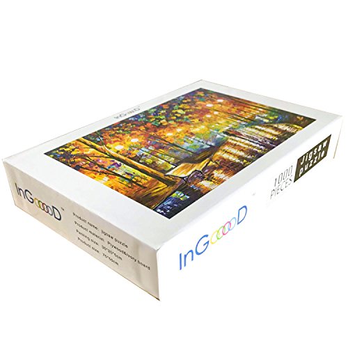 Ingooood Rainy Night Walk paper puzzle 1000 pieces