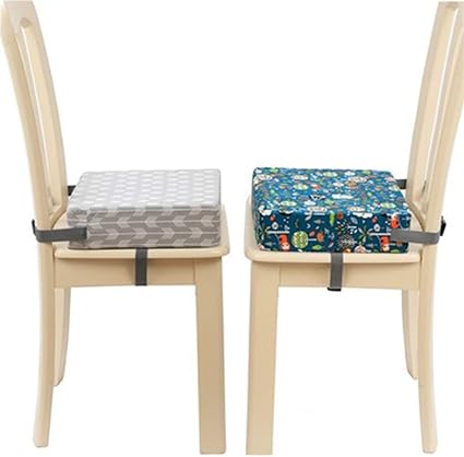 Chickwin Coussin Rehausseur Chaise Enfant Bambin Enfants Infantile Portable Rehausseur Coussin De Siege Demontable Reglable Chaise Haute Booster Coussin 32 5x32 5x8cm Bleu Marin Amazon Fr Bebes Puericulture