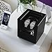 Double Watch Winder Box For Rolex Automatic Watches, Wood Shell With Piano Paint,Powerd by Janpanes Motor