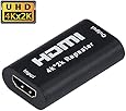 SHENFAN 4K2K HDMI Antenna Splitter Repeater Signal Amplifier Booster Adapter Extender UP TO 40 Meters Transmission Distance
