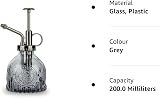 ZIUHEOA Plant Mister Glass Watering Spray Bottle 6.4 Inch 200ml Grey view 7