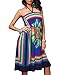 Sexyshine Womens Summer Strapless Floral Print Bohemian Vintage Tube Wrapped Chest Casual Mini Dress Beachwear Cover up