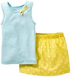 Carter's Baby Girls' 2 Piece Dot Print Skirt Set (Baby)
