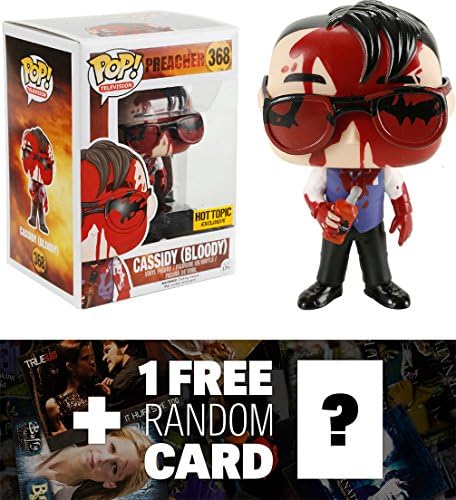 Cassidy - Bloody (Hot Topic Exclusive): Funko POP! x Preacher Vinyl Figure + 1 FREE American TV Themed Trading Card Bundle (111546)