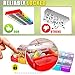 Large Pill Box Organizer Holder - Detachable AM PM Daily Medication Organizer - Weekly Medicine Organizer 2 Times a Day - Vitamin Case Twice a Day