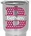 Polka Dotted Split Letter Yeti Cup Vinyl Name Decal for RTIC or Yeti Tumblers Laptops MacBooks Car Windows Planners etc