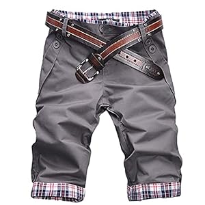 KAHS 524 Casual patchwork maat knoop Five-Point broek losse strandshorts zomer sport zomer sport training