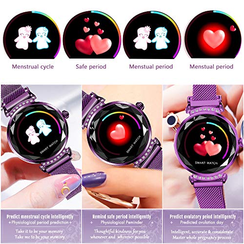 Fitness Tracker Watch Heart Rate Monitor,Top Max Activity Tracker Waterproof Smart Wristband Watch with Blood Pressure & Health Sleep Monitor, Step & Calorie Counter, Pedometer for Women, Kids and Man - Thumbnail 4