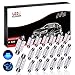 LEDKINGDOMUS 20 Pcs 42mm 8SMD Festoon LED Bulb Interior Map Dome Lights Bulbs 211-2 578 (Blue)