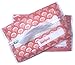 Butipods Slim Wet Wipe Case Travel Clutch Pouch Holder 2-Pack | Reusable Refillable Portable Baby Wipes Dispenser Container | Wipes Stay Moist | Great for Hand and Face Wipes (Coral Pink)