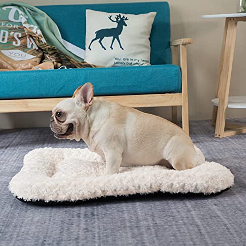 Coohom Deluxe Plush Calming Dog Bed Pet Cushion Crate Mat,Machine Wash