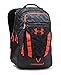 Under Armour Storm Recruit Backpack, Black/Bolt Orange, One Size