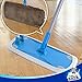 MR.SIGA Wide Surface Microfiber Mop - Size: 38 x 14cm, 6 Free Dry Wipes Paper Included