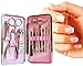 12pcs Stainless Steel Manicure and Pedicure Tool Set w/Rose Case by Drs Pro Choice. Best for Travel or Everyday Nail Maintenance Care. Suitable For Manicure Set for Women and Teens