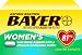 Bayer Buffered Aspirin Pain Reliever, Women's Plus Calcium, 81 mg, 60-Count Caplets