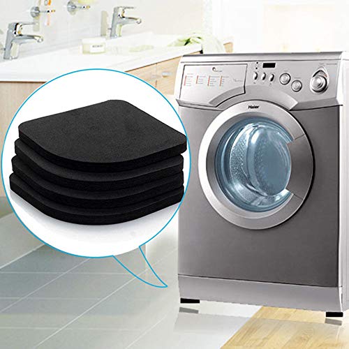 OSOF 8Pcs/Pack Multifunctional Anti-Vibration and Anti-Walk Pads Washing Machine Foot Pads Dryer Refrigerator Floor Protector, Ideal for Vibration Reduction and Shock Absorber Non-Slip