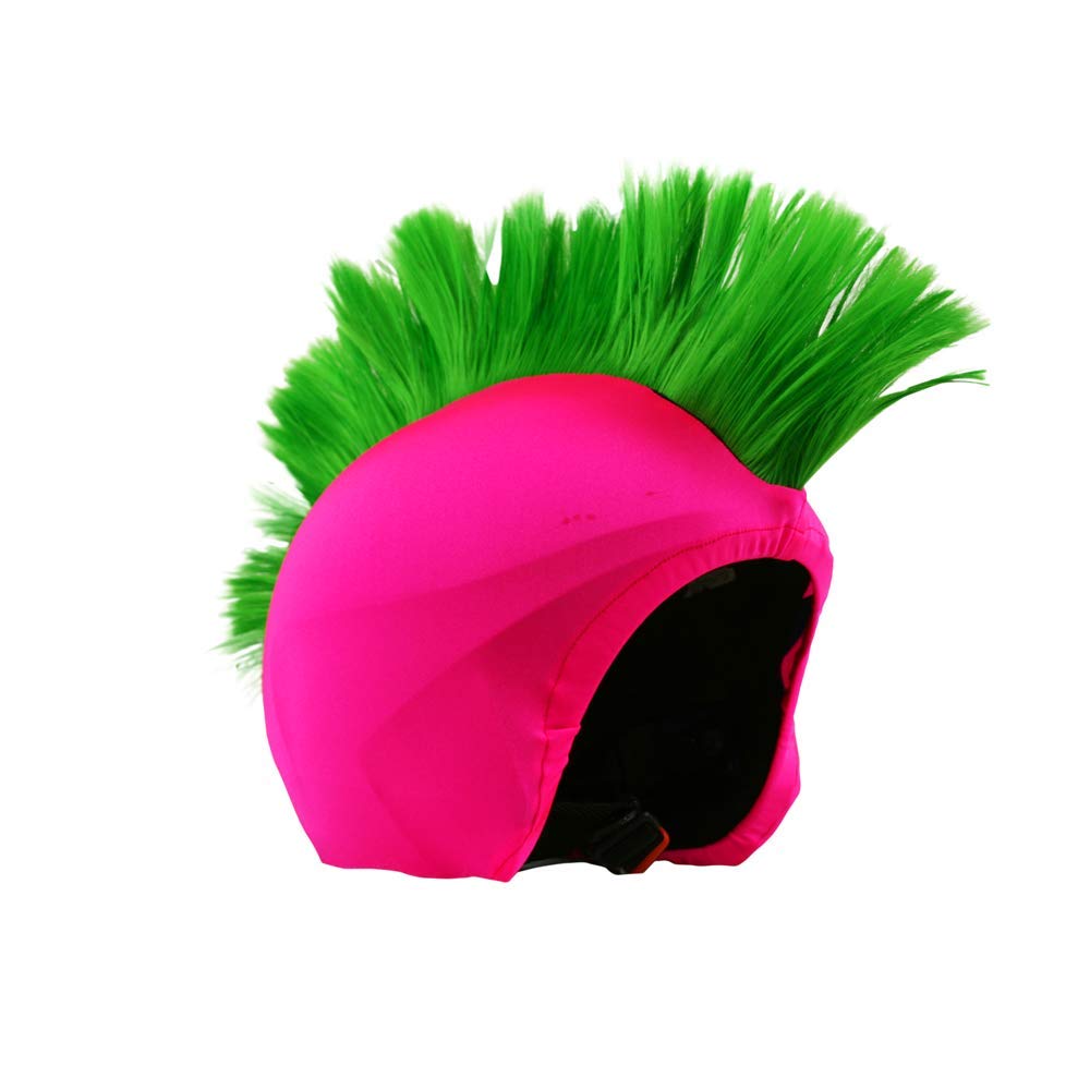 COOLCASC Pink Punk - Universal Helmet Cover – Customise your helmet with a funny and flashy protective cover - One size fits all