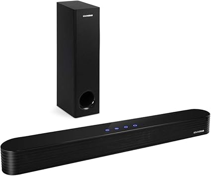 Amazon サウンドバー 有線サブウーファー 2 1ch 140w Bluetooth 光デジタル 同軸 Aux Usb Sub Out対応 シアターバー Dsp搭載 高音質 重低音 臨場感 ホームシアタースピーカー 壁掛け 日本語説明書 2 1ch サウンドバー 通販