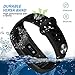 Compatible Samsung Gear Fit2 /Fit2 Pro Band,Soft Silicone Replacement Strap Sport Band Bracelet Wristband Samsung Fit2 SM-R360 /Fit 2 Pro SM-R365 SmartWatch Fitness (Black/Black)