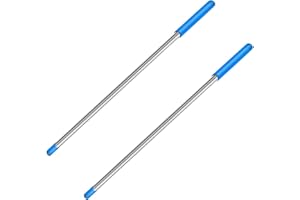 L Continue 2 Pack Winding Rods D 1/2" x L 18" Inch with Non-Slip Handle, Used for Garage Door Torsion Spring and Many More - Blue.