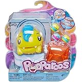 Pooparoos Yellow Monster Figure Blue Hair Surpriseroos Mattel FTC47