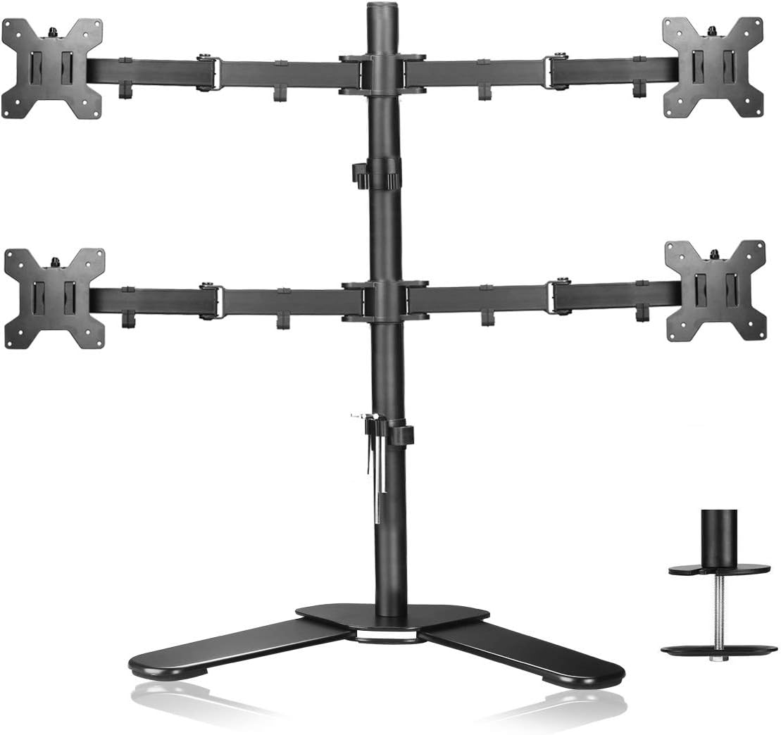 Stand Supporto Da Scrivania Per Monitor Notebook In Metallo 370mm - Foto 8