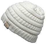 Kids Beanie (NO POM) - Ivory