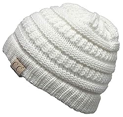 Kids Beanie (NO POM) - Ivory