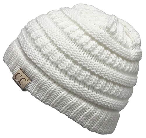Kids Beanie (NO POM) - Ivory