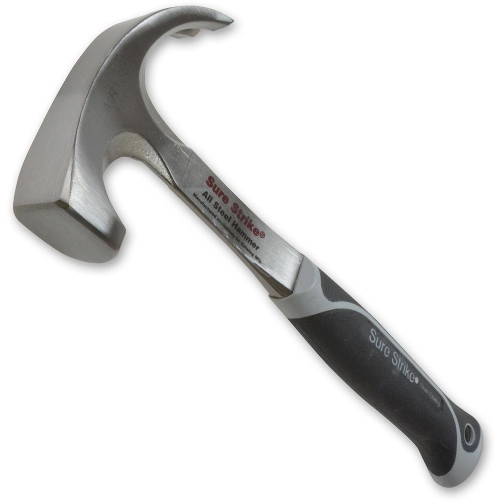 Estwing EMR16C Surestrike All Steel Curved Claw Hammer 16Oz