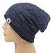 Bodvera Winter Knit Wool Warm Hat Thick Soft Stretch Slouchy Beanie Skully Cap