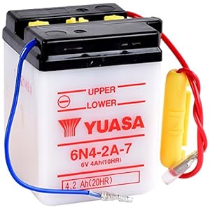YUASA batterij 6N4-2A-7 open zonder Sauur