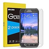 SPARIN Galaxy S6 Active Screen Protector, (NOT for Galaxy S6, S6 Edge), [2 Pack] Tempered-Glass Screen Protector for Samsung Galaxy S6 Active with [9H Hardness] [Ultra-Clarity] [Anti-Scratch]