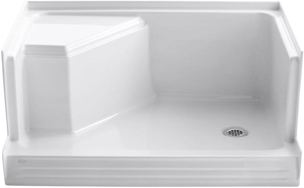 KOHLER K-9488-0 Memoirs Shower Base, White