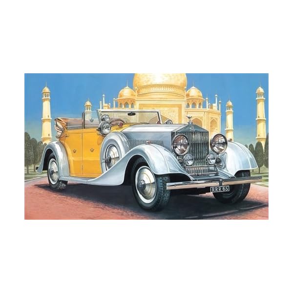 Italeri 8001283037037 510003703 - 1:24 Rolls Royce Phantom II, Nicht Bemalt, Black