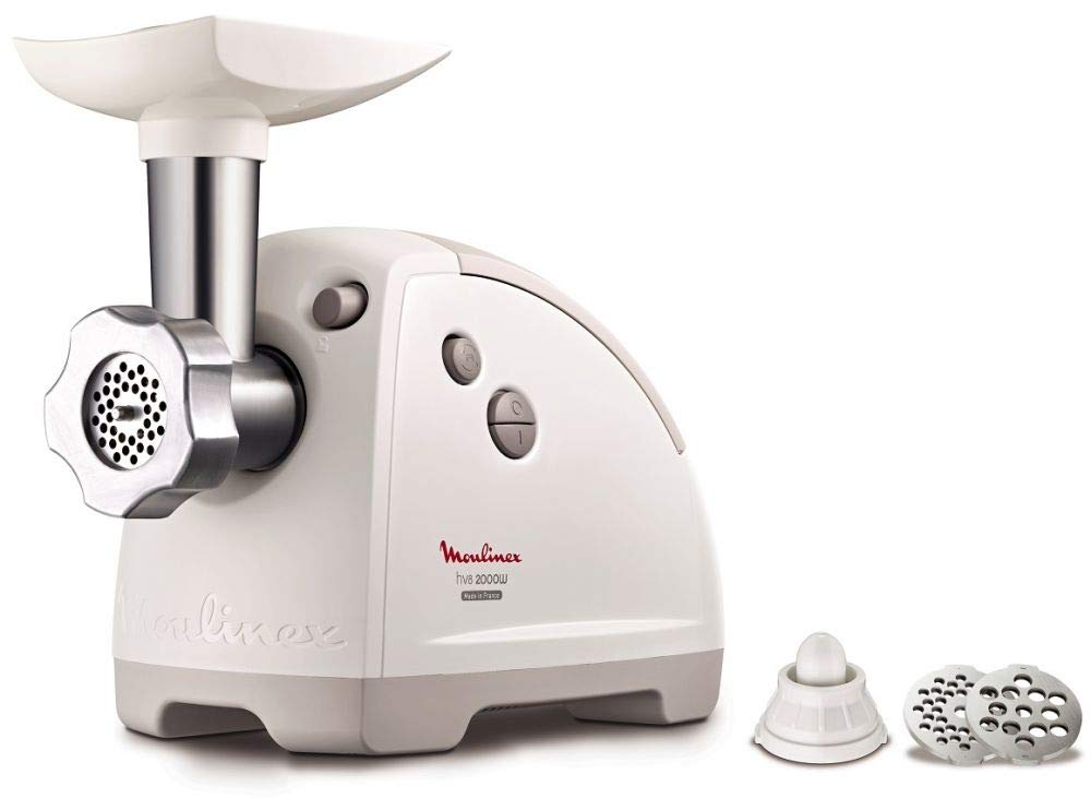 Moulinex ME620132 Hv8 Meat Mincer Chopper, White