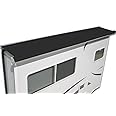 The ShadePro RV Slideout Topper - 163" to 199" Trim to Fit Slide Out Awning Fabric Replacement for RVs and Campers - Ultra-Durable Vinyl Fabric (Black)
