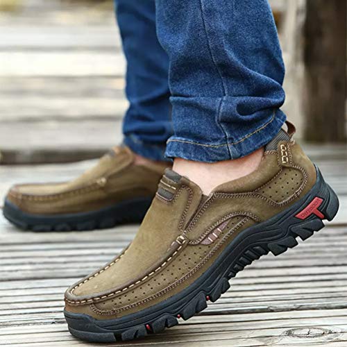 image for COSIDRAM Men Casual Shoes Summer Sneakers Loafers Breathable Genuine L
