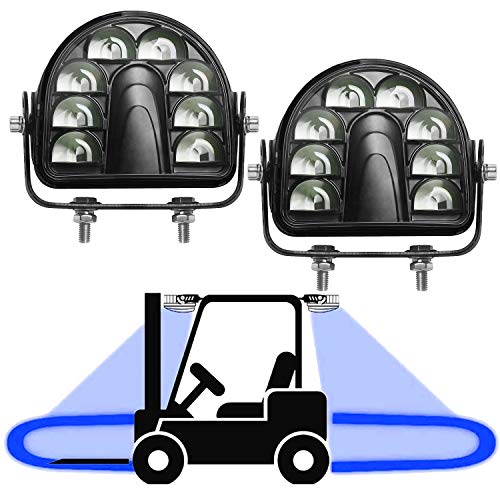 ONERAY [2 Pack Forklift Safety Light Blue Arc LED Warning Light ...