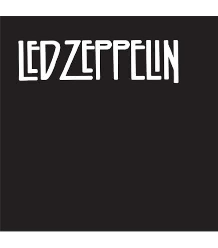 Led Zeplin Sticker Led Zeppelin Vinyl SoKno Kre8tions Decal - Holographic Silver Band ...