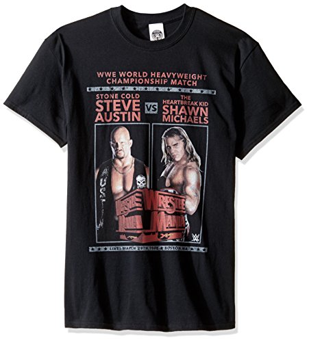 WWE Men's Steve Austin Vs Shawn Michaels T-Shirt