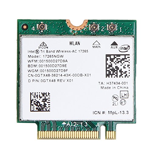 For Intel Tri-Band Wireless-AC 17265 802.11ad 80211.ac 4.7Gbps 867Mbps ...