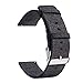 Insaneness for Samsung Galaxy Watch 42mm Woven Fabric Wrist Strap Quick Release Watch Band (Black)